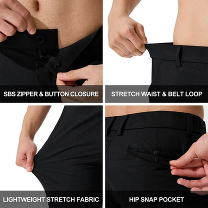 Men's Golf Pants Quick Dry Stretch Work Dress