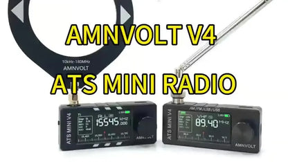🔥Last Day 69% OFF📻Upgraded ATS Mini V4 Si4732 All Band DSP Radio Receiver