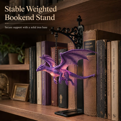 🐉Magical Floating Dragon Bookshelf Lamp