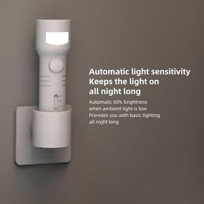 Last Day 48% OFF🔥Plug in Night Light, 4000K RGB LED Wall Lamp