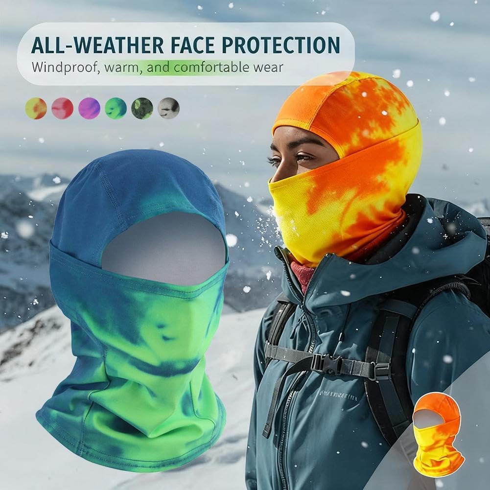Unisex Heat Reactive Color Changing Balaclava