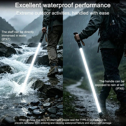 LED Light-Up Trekking Poles – Glowing Hiking & Walking Sticks for Night Adventures