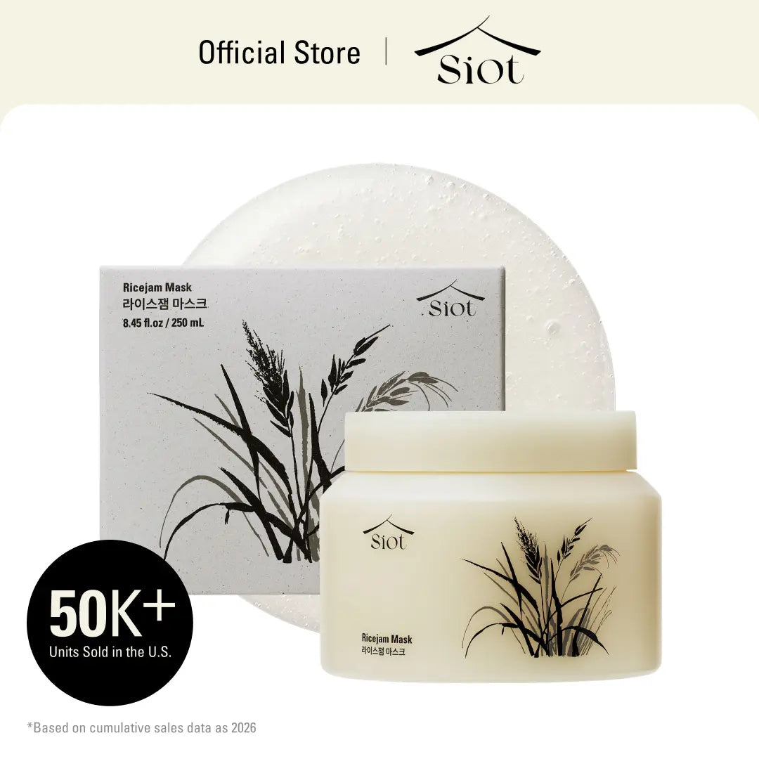 SIOT Rice Jam Mask 8.45oz - Brightening & Hydrating