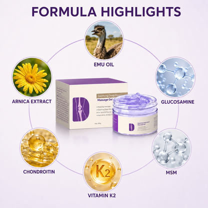 Curcumin & Emu Oil Pain Gel – 🏥Backed by US Osteopathic Experts