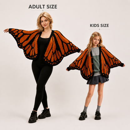 🦋 Butterfly Wing V-Neck Batwing Sleeve Knit Cardigan Sweater 🧥