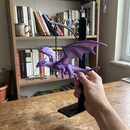 🐉Magical Floating Dragon Bookshelf Lamp