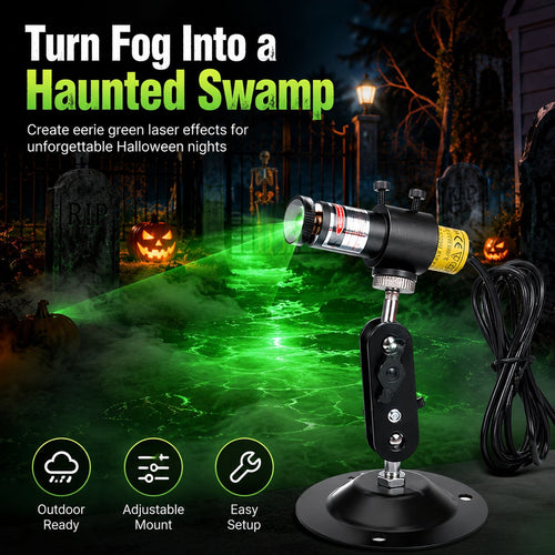 👻🌫️ Halloween Swamp Fog Laser Projector