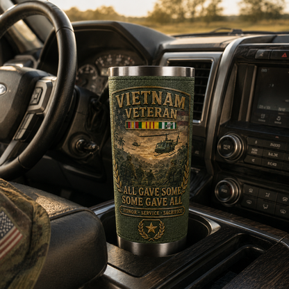 🔥 HOT SALE 🇺🇸 Vietnam War Veteran Commemorative Travel Tumbler