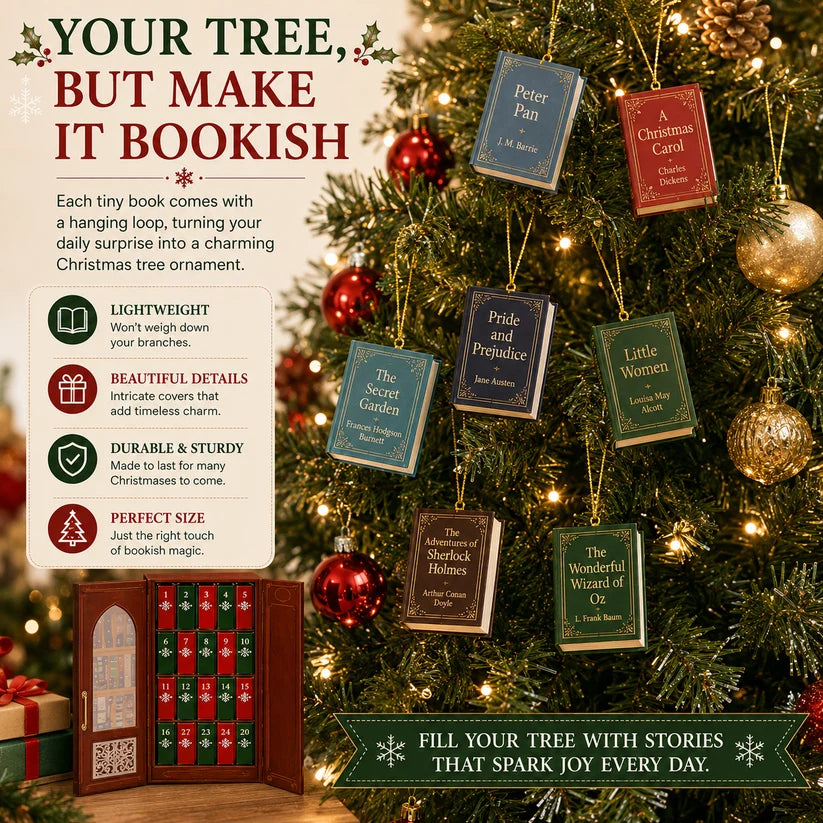 🎄📚The Mini Book Ornament Advent Calendar