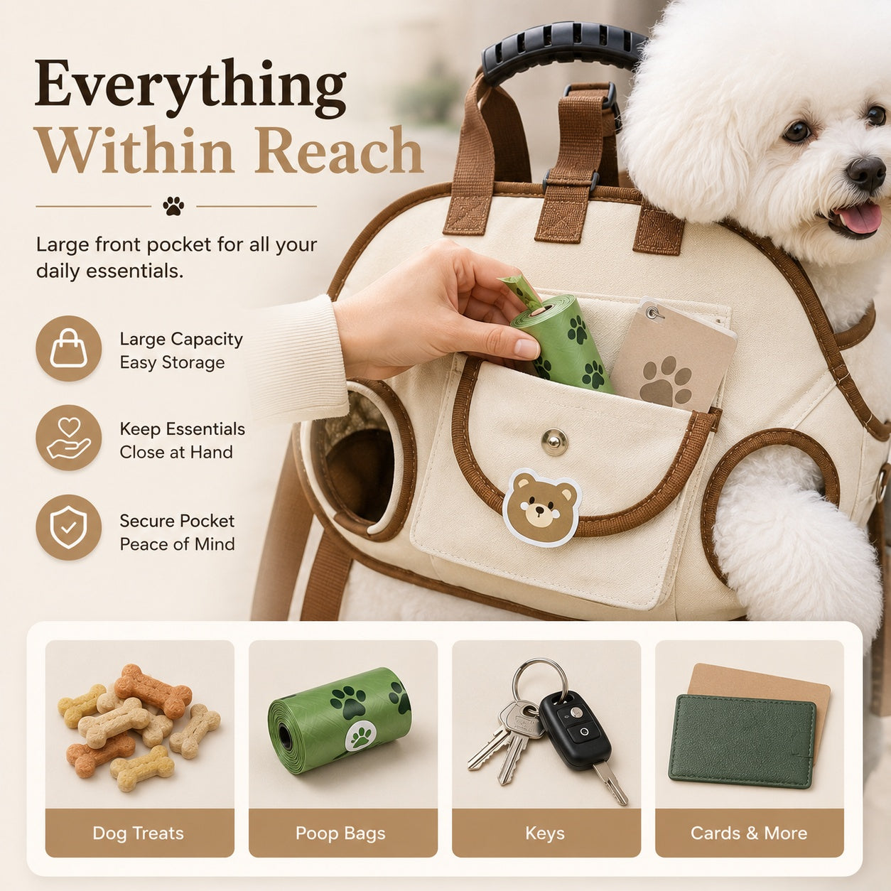 The Ultimate Hands-Free Pet Carrier|Comfortable Support For Every Adventure