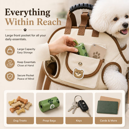 The Ultimate Hands-Free Pet Carrier|Comfortable Support For Every Adventure