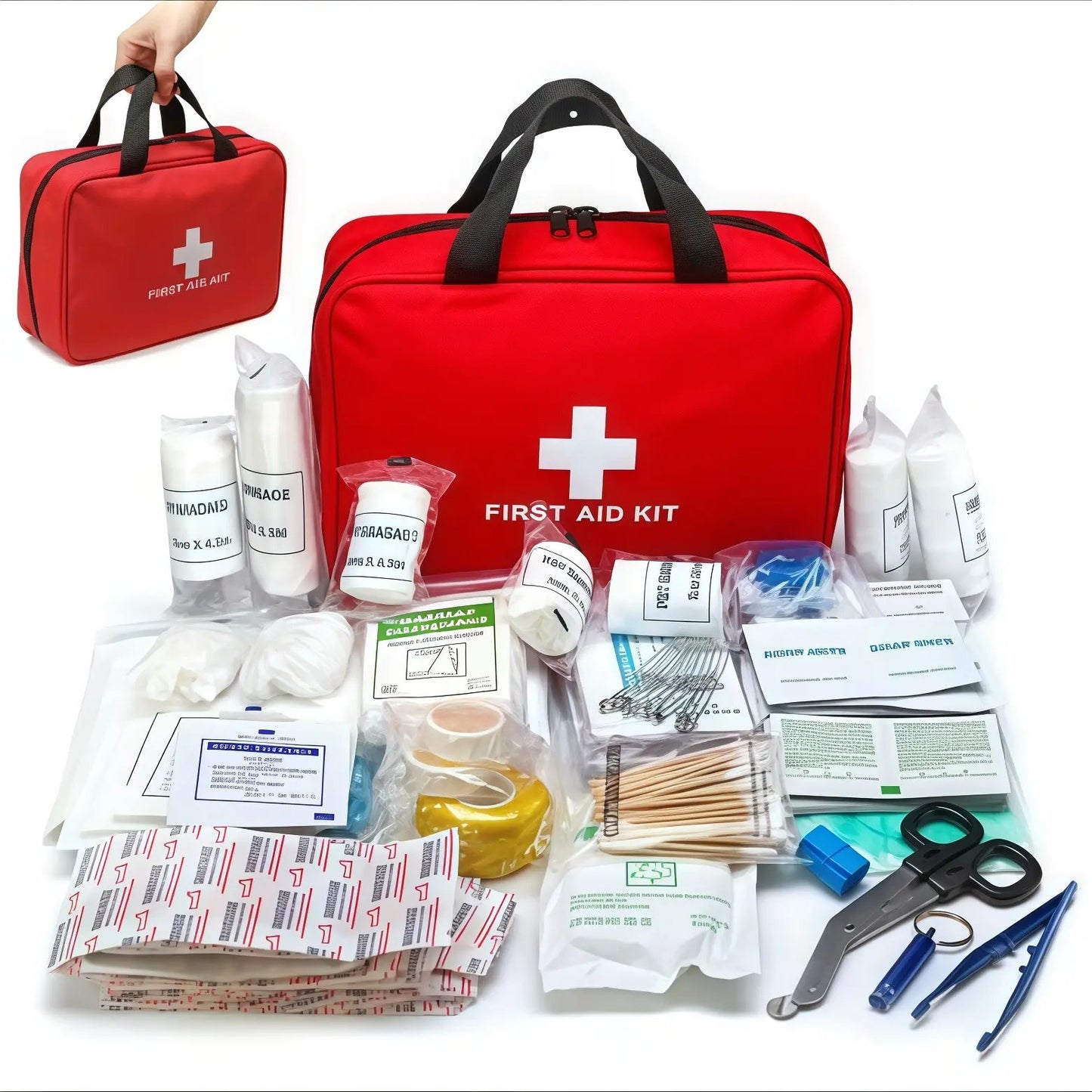 ⏰Limited Stock 49% OFF🚨 Waterproof First Aid Kit – Compact Emergency Kit For Home, Car & Outdoor