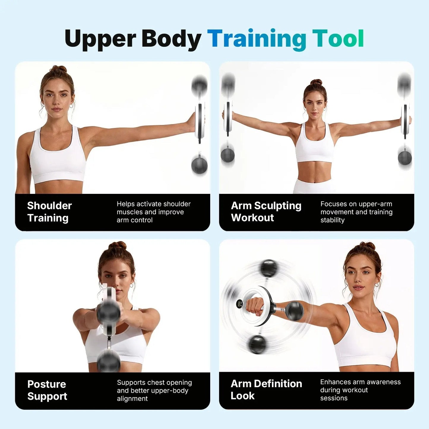 360° Rotating Wrist Strength Trainer – Portable Upper Body Fitness Exerciser