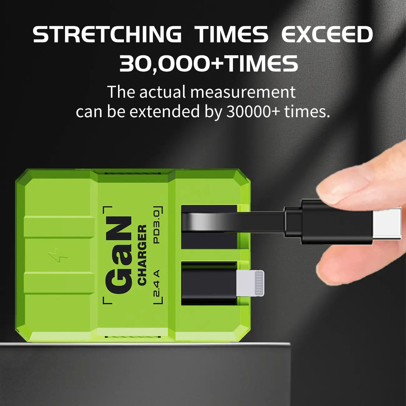 2 in 1 GaN Charger 120W Fast Charging for iPhone & Samsung