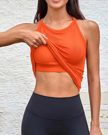 🏆Hot Sale⚡Vibrant Racerback Sports Cami Top