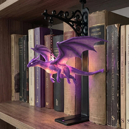 🐉Magical Floating Dragon Bookshelf Lamp