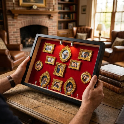 🖼️ Personalized DIY Mini Museum Shadow Box | 3D Photo Display Frame |  💝 Heartfelt Gift for Family & Friends