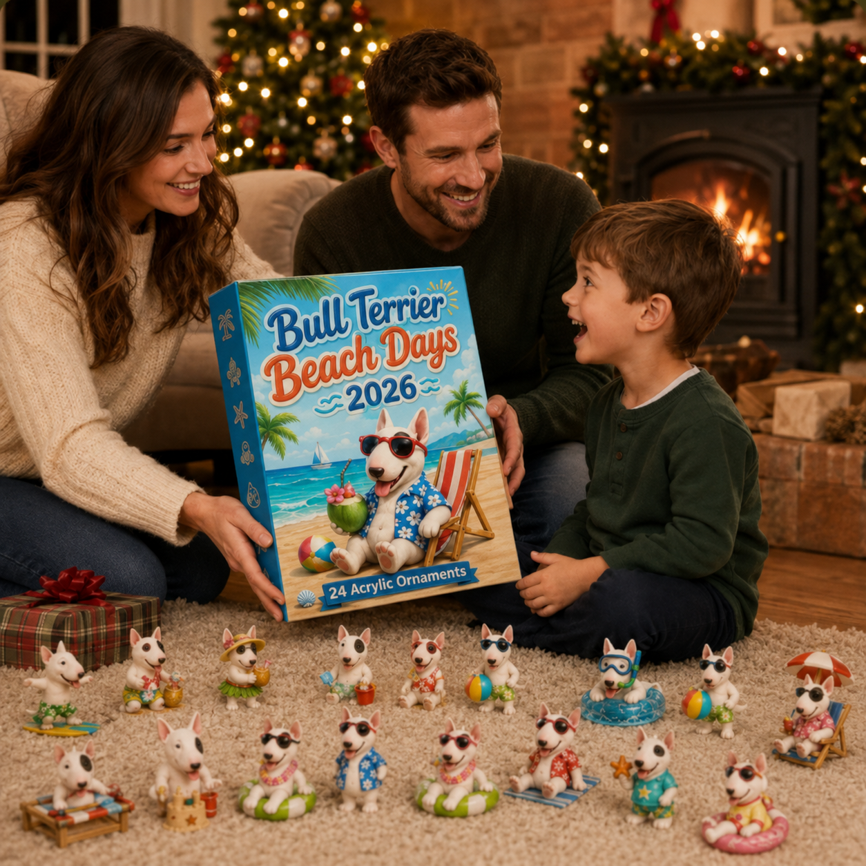 🎄Last Day 49% OFF –✨Everyday Bull Terrier Advent Calendar 2026 - 24-Day Festive Countdown