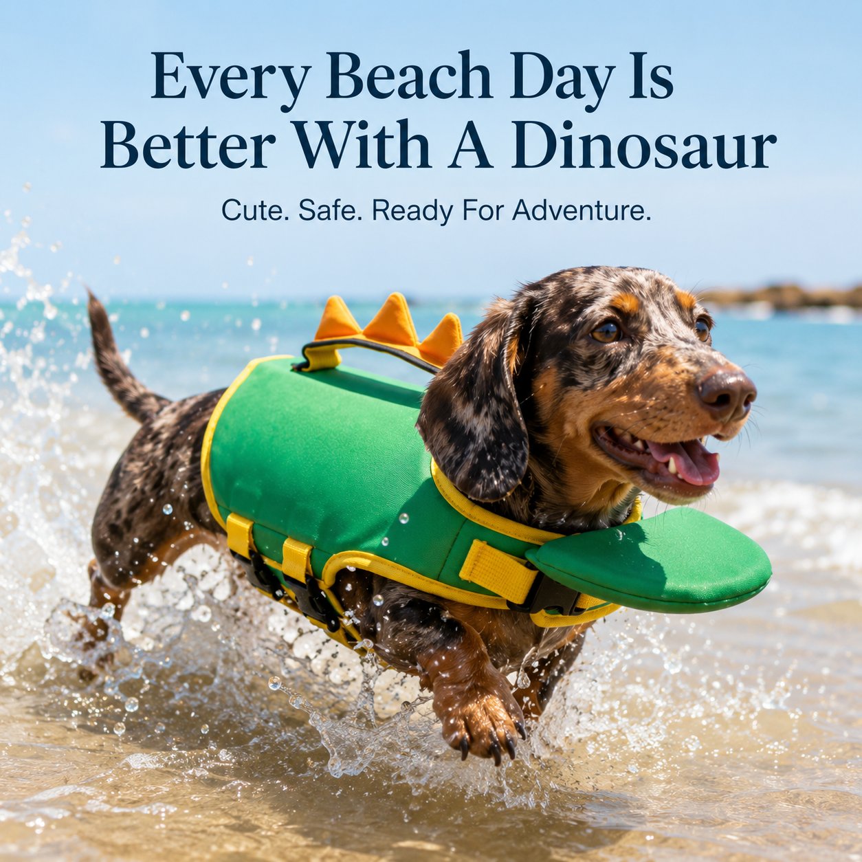 Dinosaur Dog Life Jacket