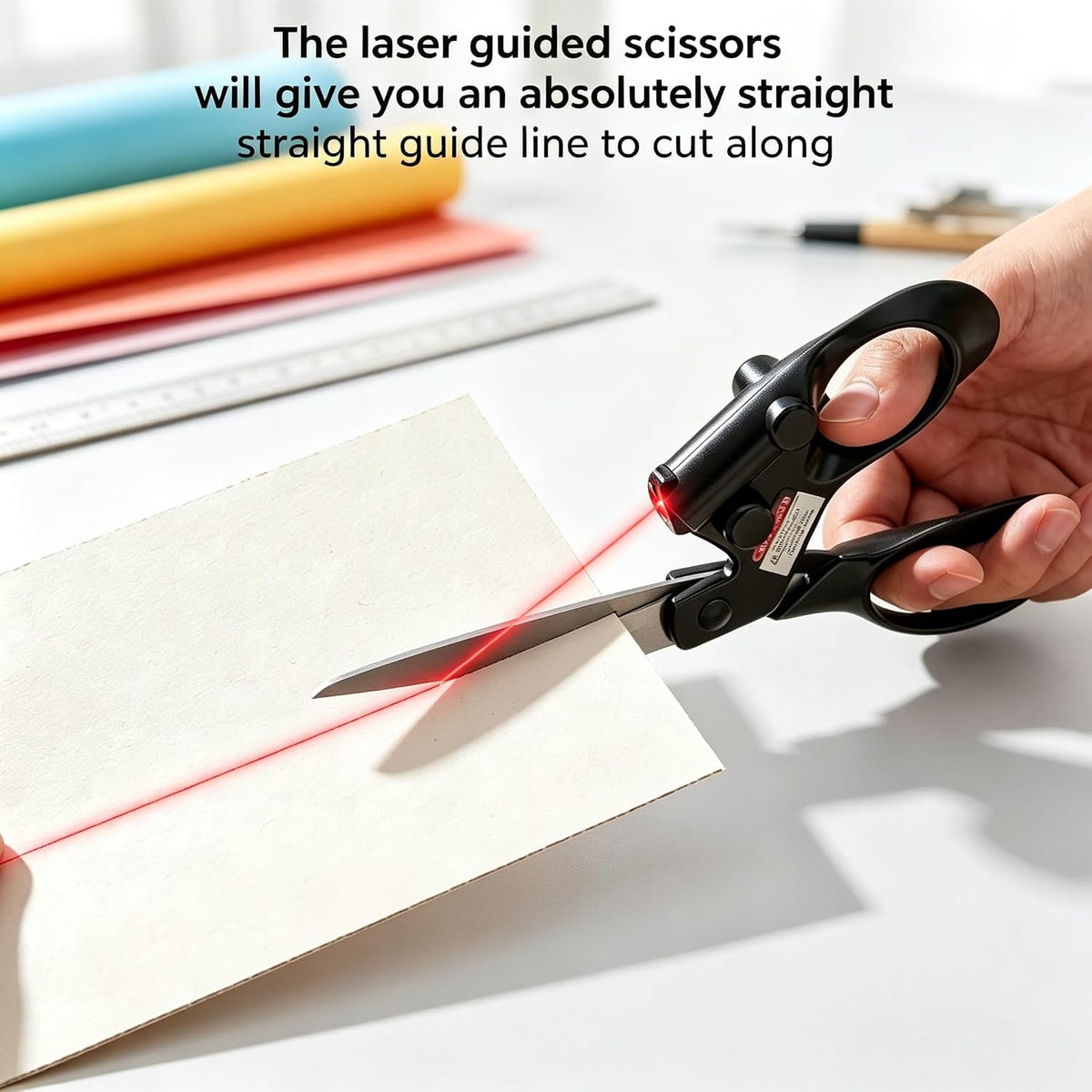 ✂️Laser Guided Scissors for Fabric Cutting