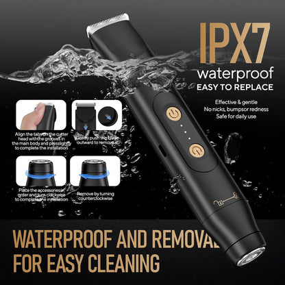 2-In-1 Electric Shaver and Razor Rechargeable Body and Facial Epilator