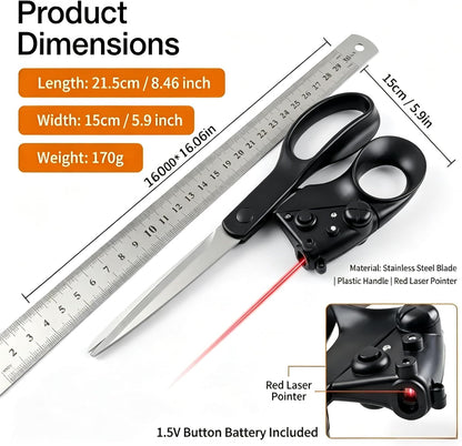 ✂️Laser Guided Scissors for Fabric Cutting