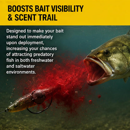 Fishing Bait, 2026 New Belly Bombs Fishing Attractant – Instant Fizzing, Scent Dispersion for Soft Plastics & Bait Bands – Attracts More Strikes