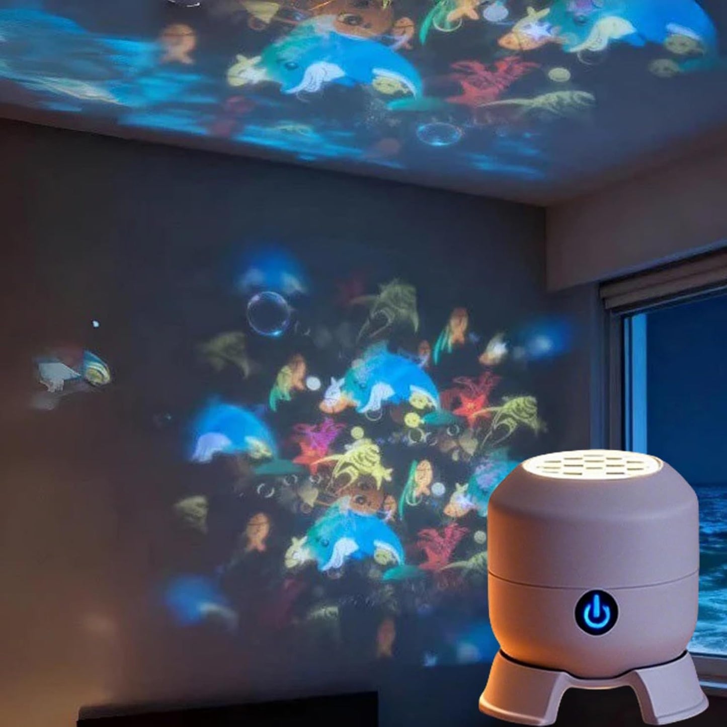 🌊Dynamic Rotating LED Projector Light
