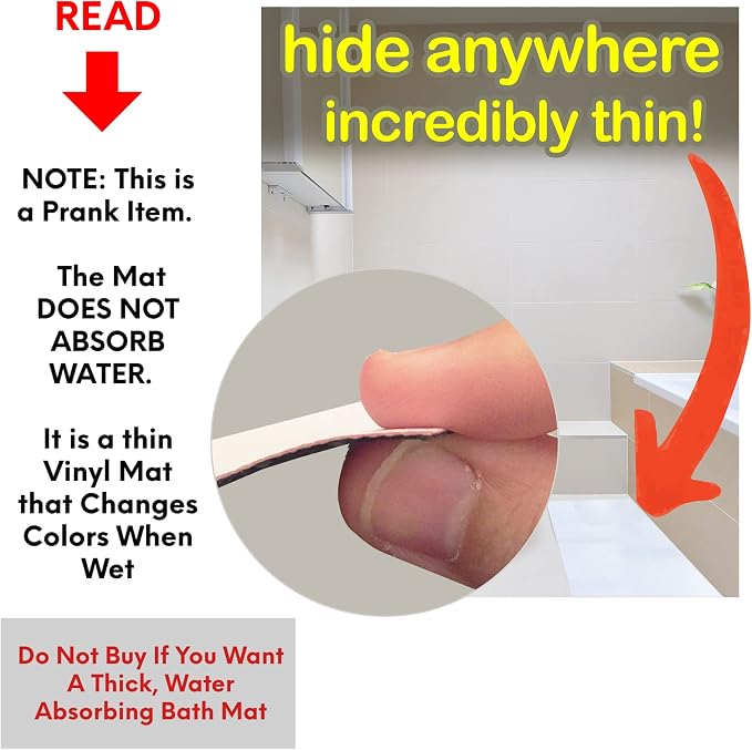🩸👣 Bloody Bath Mat – Watch the Red Appear, Then Vanish Like Magic