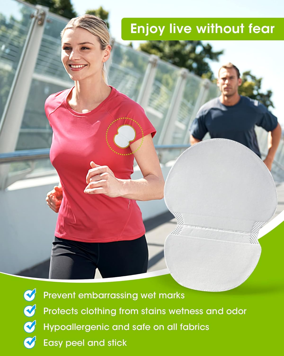 💥 Underarm Sweat Pads - PREMIUM QUALITY Fight Hyperhidrosis