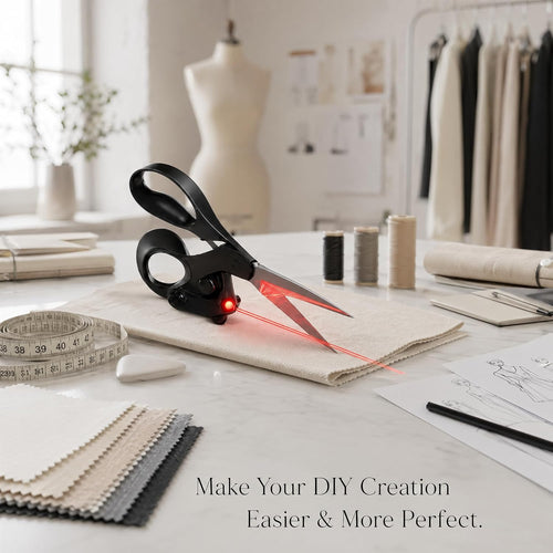 ✂️Laser Guided Scissors for Fabric Cutting