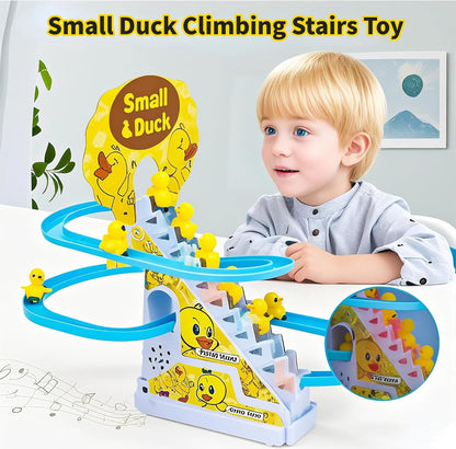 Small Ducks Climbing Toys - Electric Llittle Duck Climbing Stairs Toy
