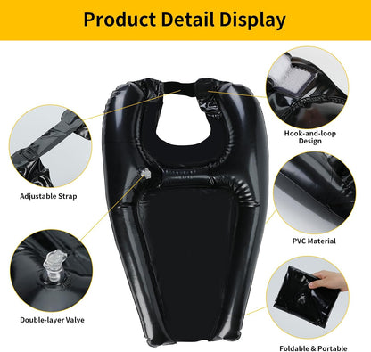 Household Shampoo Tray, Inflatable Wash Basin Portable Capiluve
