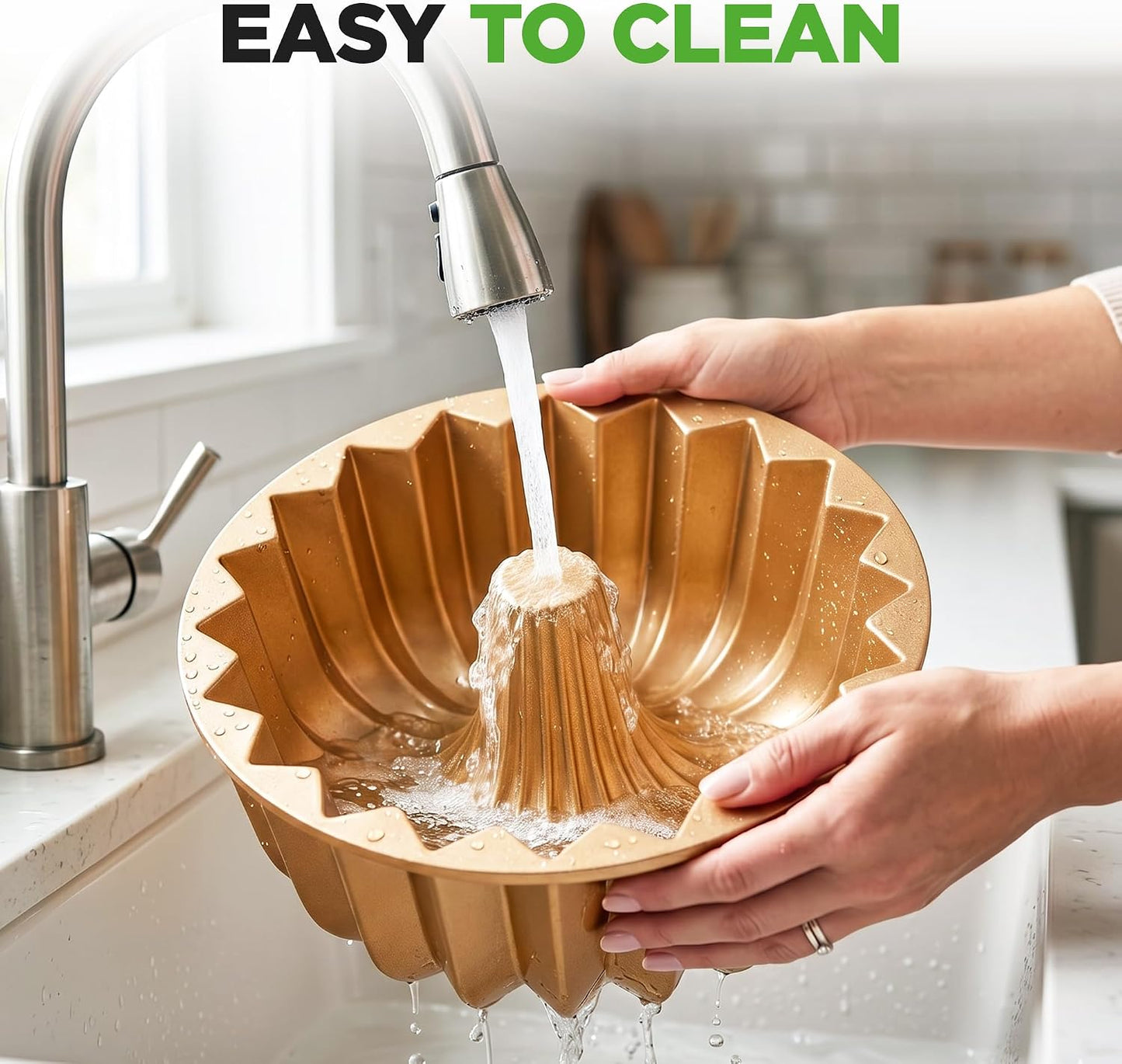 🍰French Wreath 10-Cup Nonstick Bundt Cake Pan
