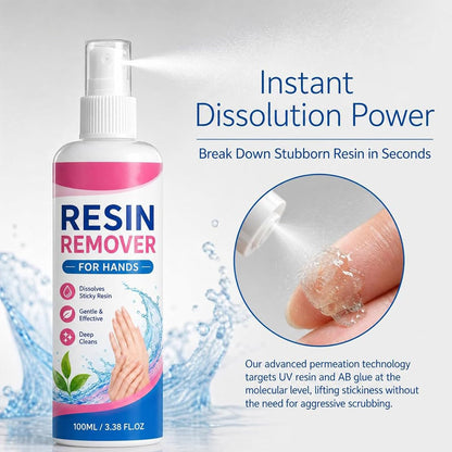 ✨🤲Gentle Resin Remover for Hands – Instantly dissolves sticky epoxy & UV resin.A must for crafters!🎨