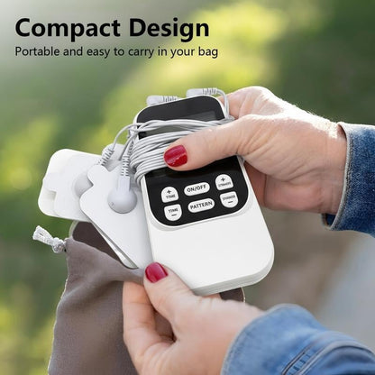 🙆‍♂️💪Rechargeable Muscle Stimulator Massager, 10 Modes 30 Intensity Levels TENS Unit with 10 Pads, Dual Channel Portable Pain Relief Device for Neck Body Recovery