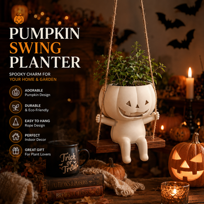 🎃Halloween Pumpkin Hanging Planter Character Resin Hanging Flower