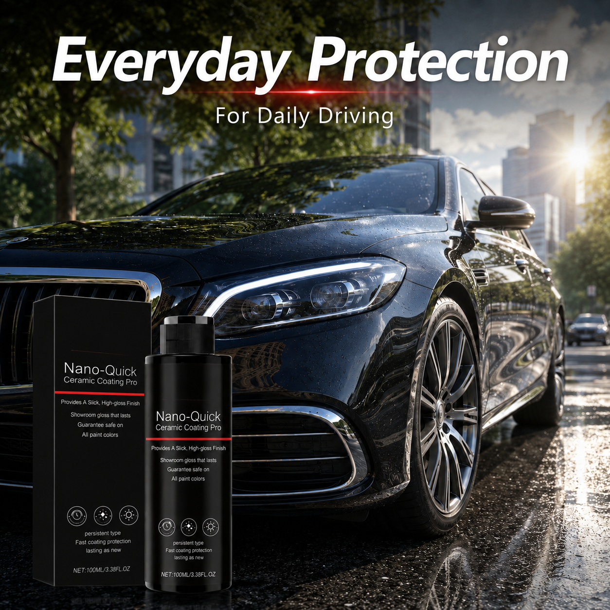 🔥 50K+ Sold! 🚗 Car Ceramic Coating Spray — Ultimate Shine & Paint Protection