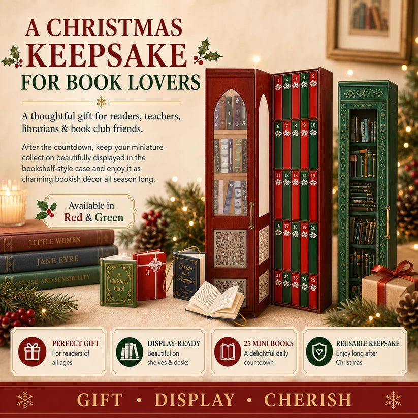🎄📚The Mini Book Ornament Advent Calendar