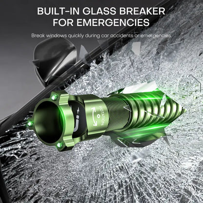 800-Lumen Rechargeable EDC Flashlight with Magnetic Base