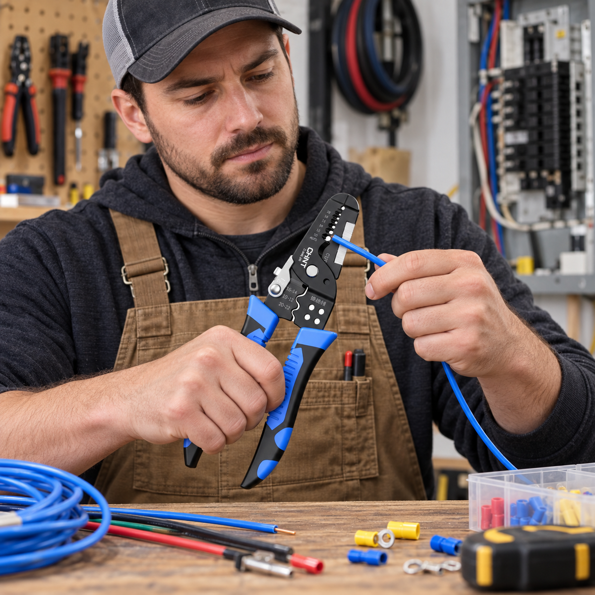 1025 Long Nose Multi-Purpose Wire Stripper Tool