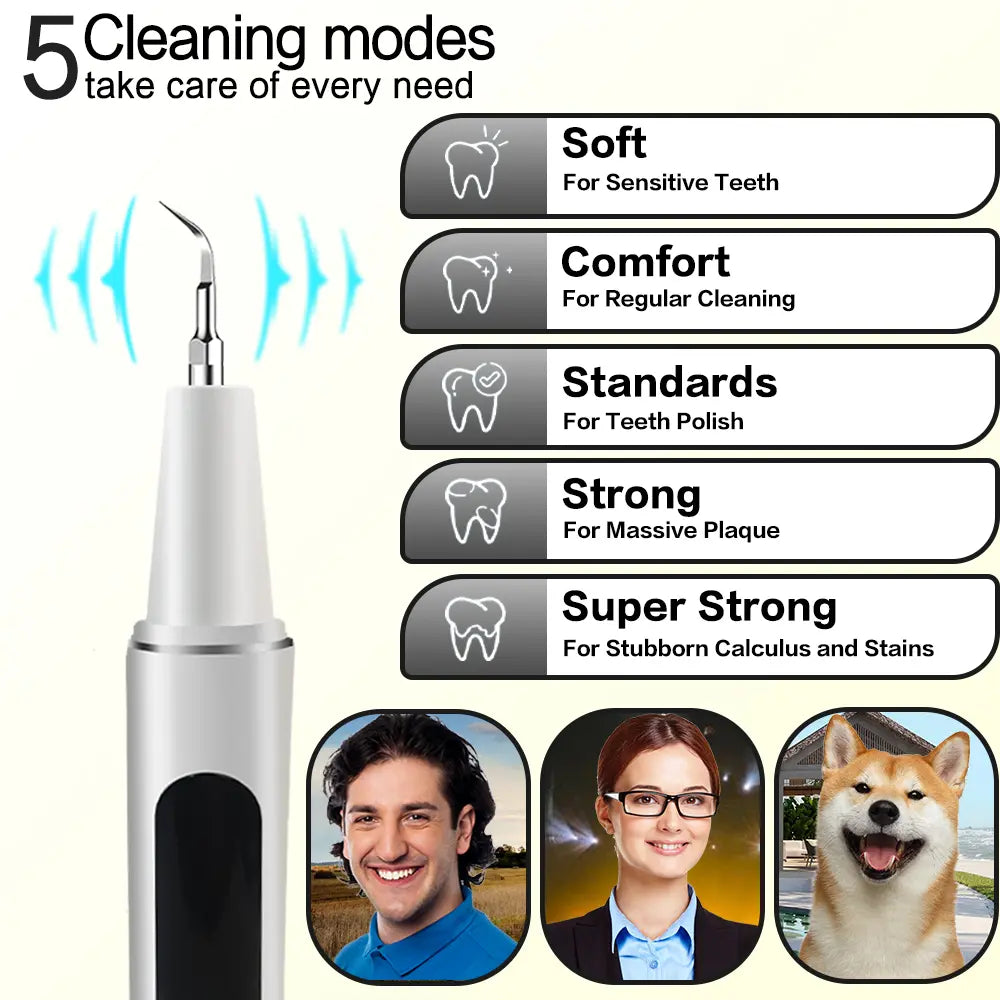 Electric Tartar Remover for Teeth with LED Light