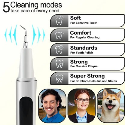 Electric Tartar Remover for Teeth with LED Light