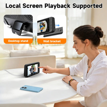 🔔1080P Wireless Doorbell Camera with 4.3in Monitor No WiFi