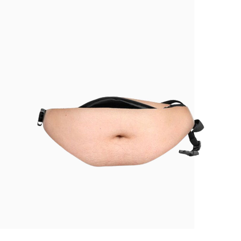 😂 Realistic Belly Waist Bag – Funny Hidden Fanny Pack & Gag Gift