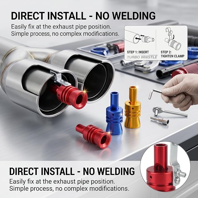 🔥🔧Turbocharger sound enhancement whistle