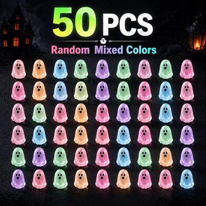 ✨Glow In Dark Cute Ghost Resin Bead Set
