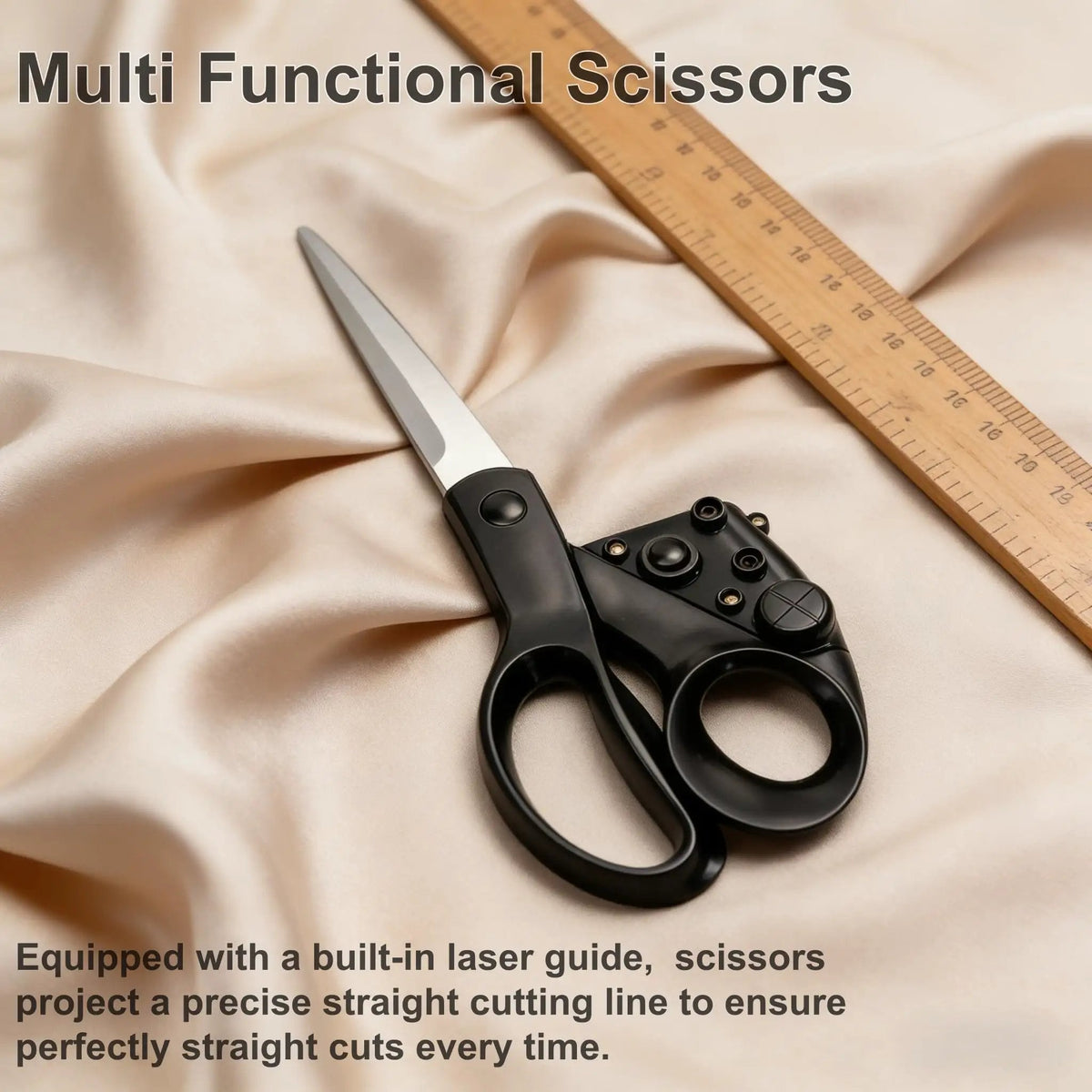 Laser Guided Scissors – Precise Straight Cutting Tool