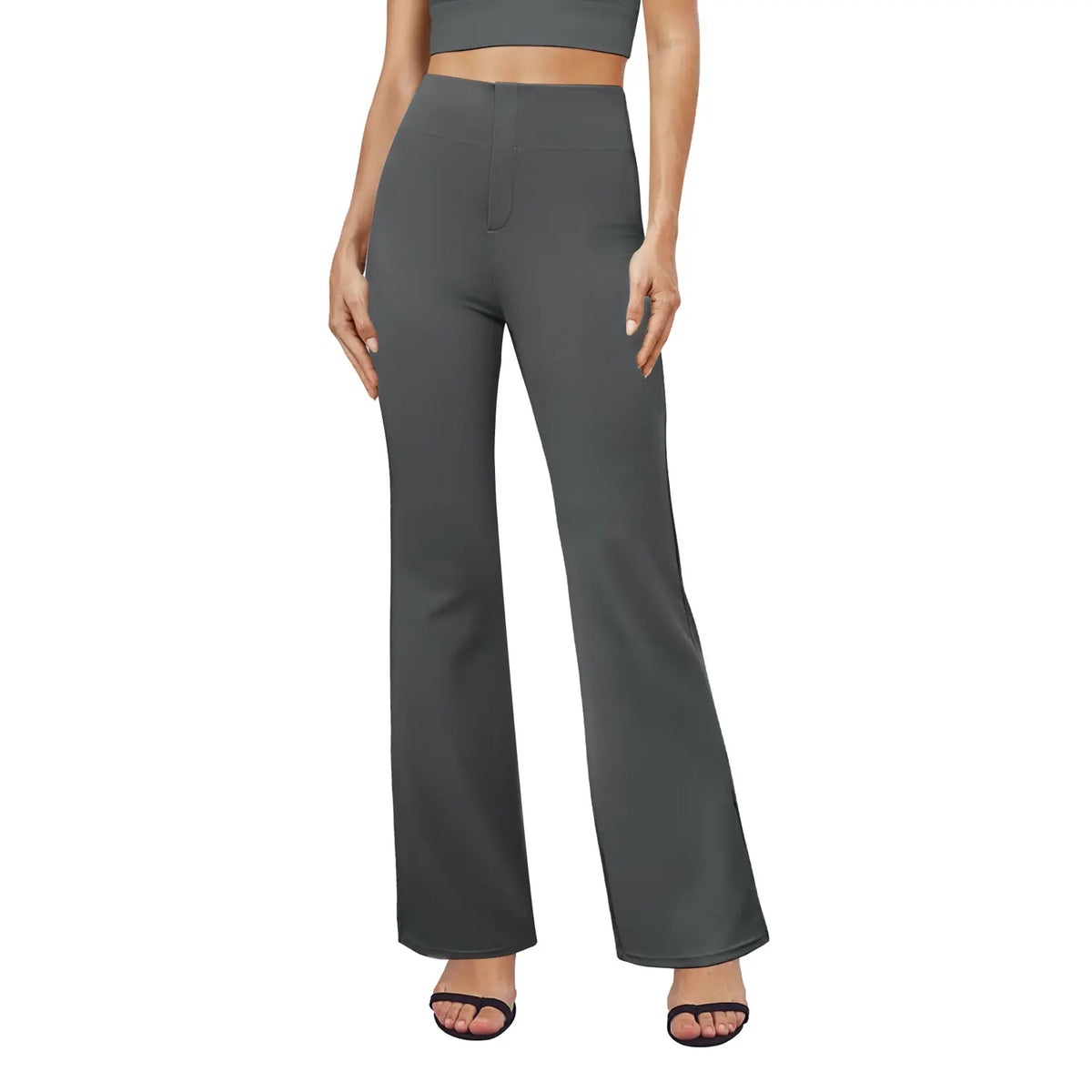 👖2026 Flex High-Waisted Elastic Yoga Pants for Women, featuring back pockets