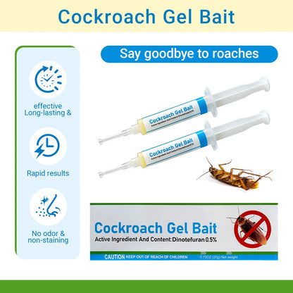 Cockroach Gel Bait Syringes for Indoor Control